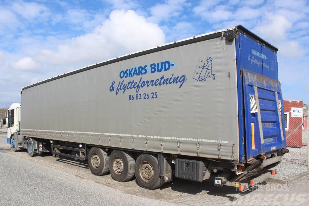 Schmitz Cargobull 3 akslet gardin trailer med lift - skyde/hævetag Plachtové návěsy