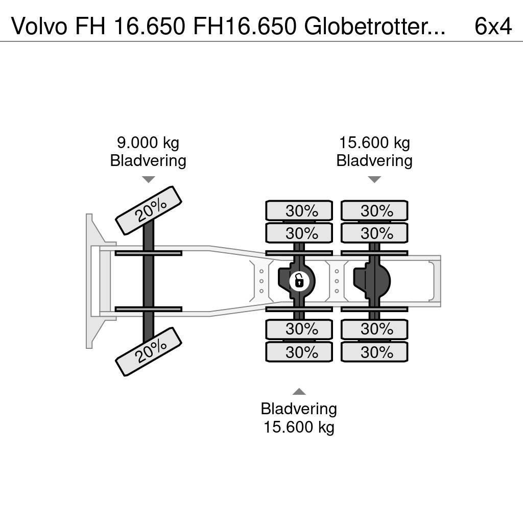 Volvo FH 16.650 FH16.650 Globetrotter EU6 VEB 200Ton Tahače