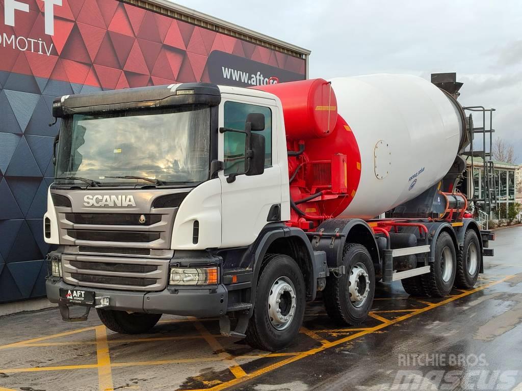 Scania 2018 P 410 E6 AC AUTO TRANSMIXER Domíchávače betonu