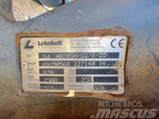 Lehnhoff Uni-Schwenktieflöffel f. OQ70/55 Hloubkové lopaty