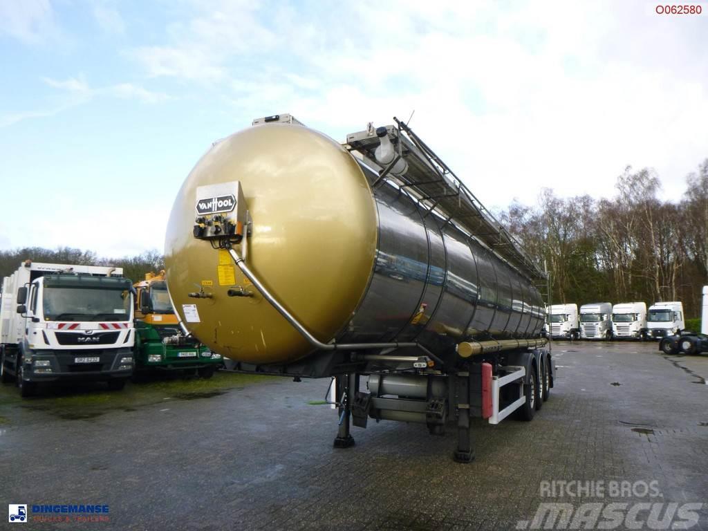 Van Hool Chemical tank inox 30 m3 / 1 comp ADR 12/03/2024 Cisternové návěsy