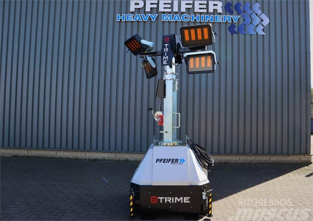  TRIME X-MAST 4 x 320W Valid Inspection, *Guarantee Osvětlovací stožáry