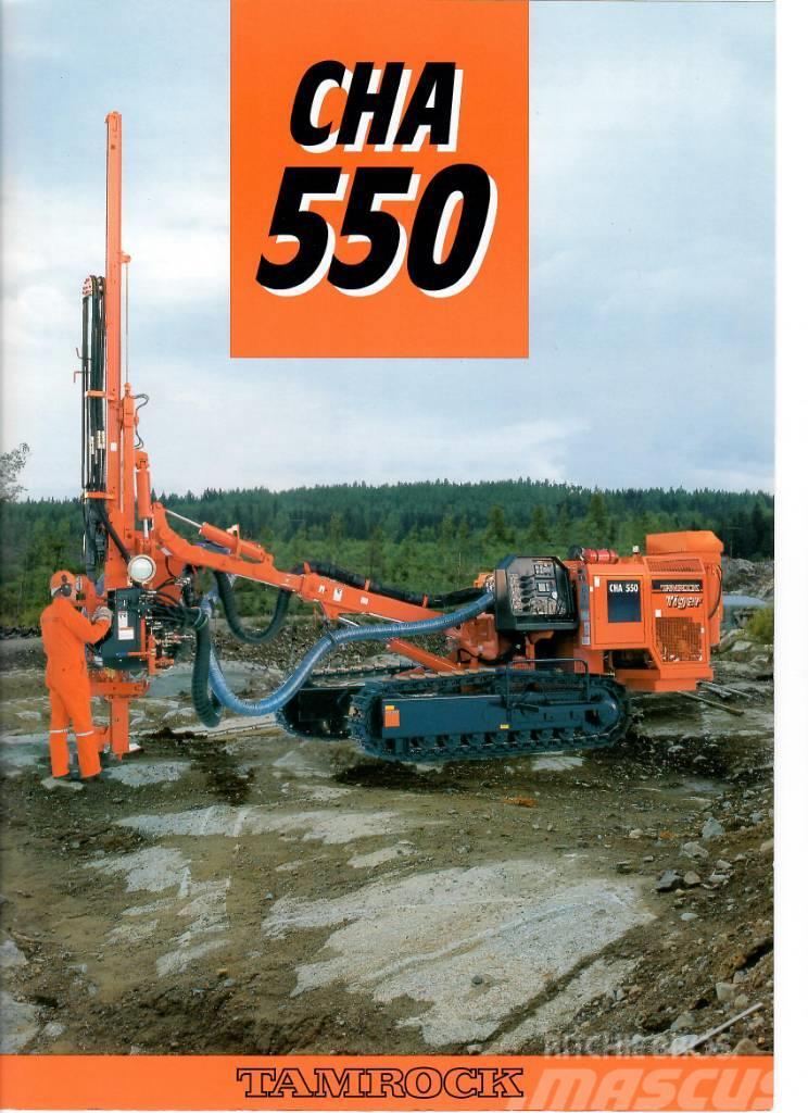 Sandvik Tamrock CHA 550 Povrchové vrtací stroje