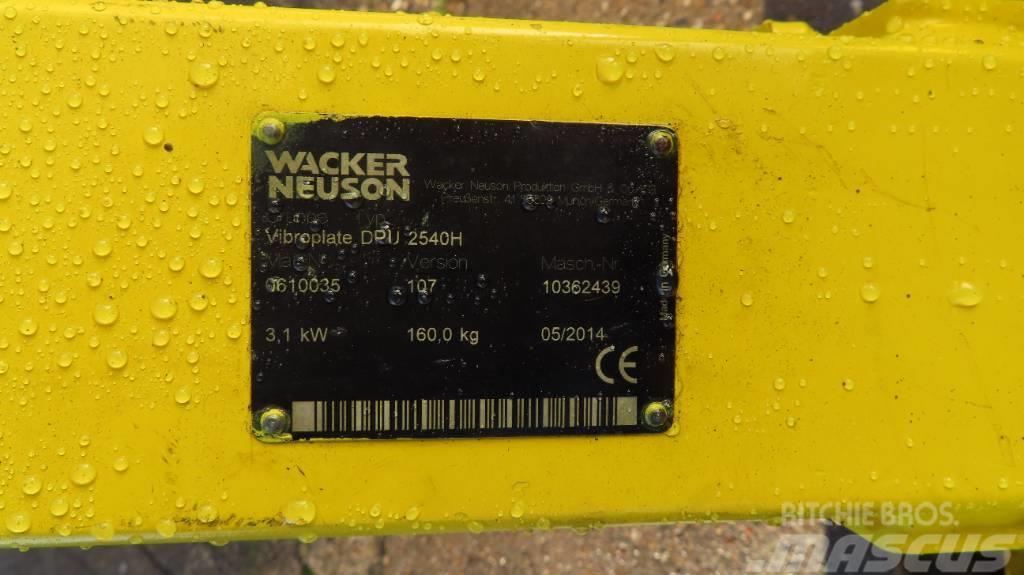 Wacker Neuson dpu 2540h diesel trilplaat/Compactor Plate Kompaktory