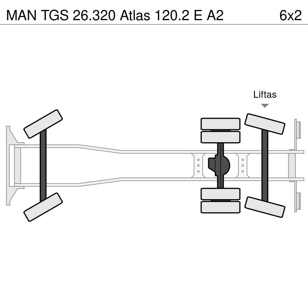 MAN TGS 26.320 Atlas 120.2 E A2 Univerzální terénní jeřáby