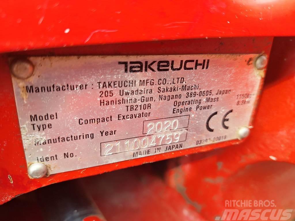 Takeuchi TB210R Mini rýpadla < 7t