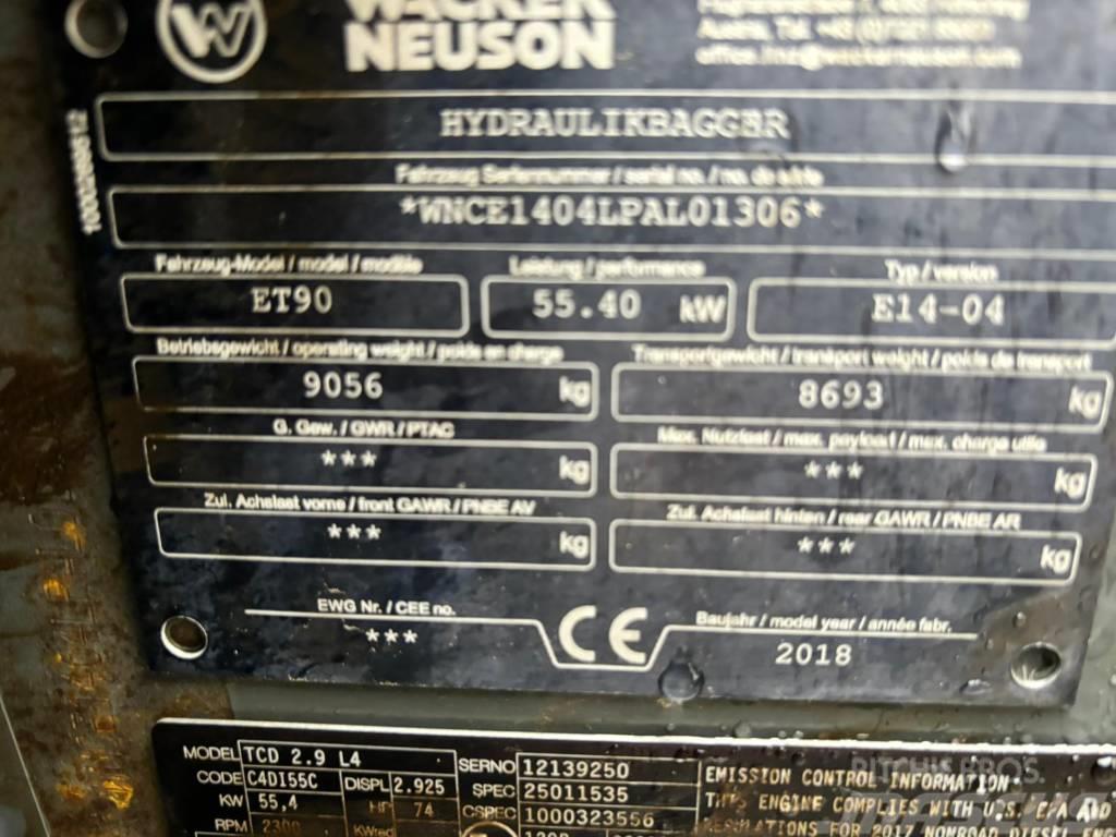 Neuson ET90 *Powertilt Midi rýpadla 7t - 12t