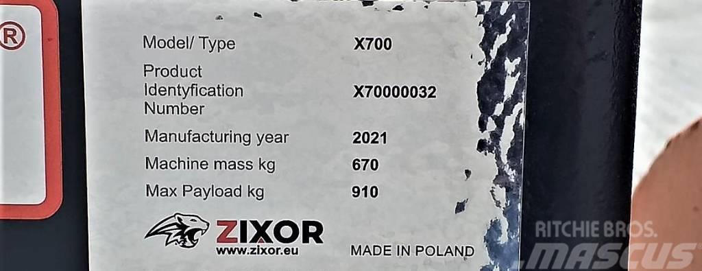  ŁYŻKA PRZESIEWAJĄCA HYDRAULICZNIE ZIXOR X700 Prosévací lopaty