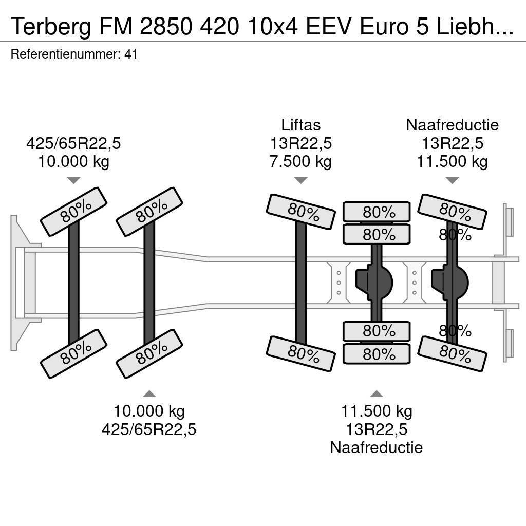 Terberg FM 2850 420 10x4 EEV Euro 5 Liebherr 15 Kub Mixer! Domíchávače betonu