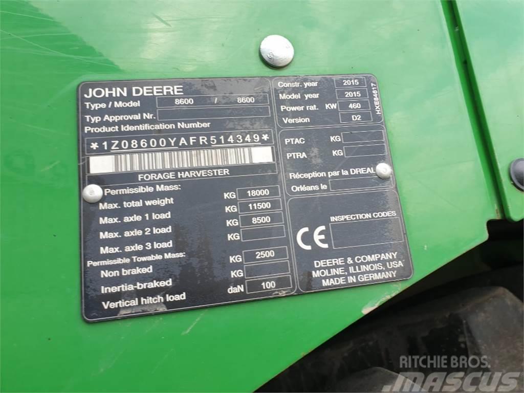 John Deere 8600 Sklízecí řezačka