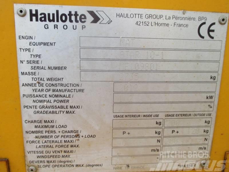 Haulotte Star 10 Vertikální sloupové výtahy