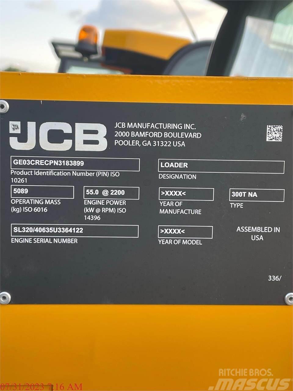 JCB 300T Smykem řízené nakladače