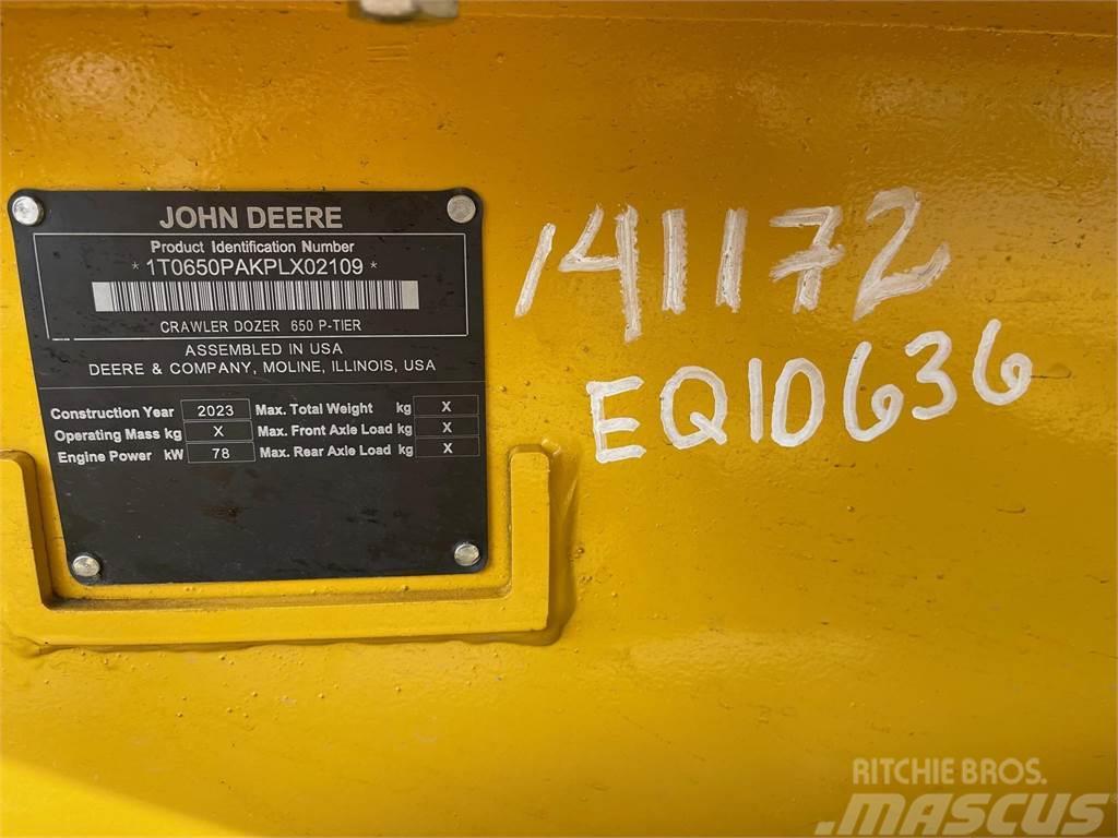 John Deere 650P LGP Pásové dozery