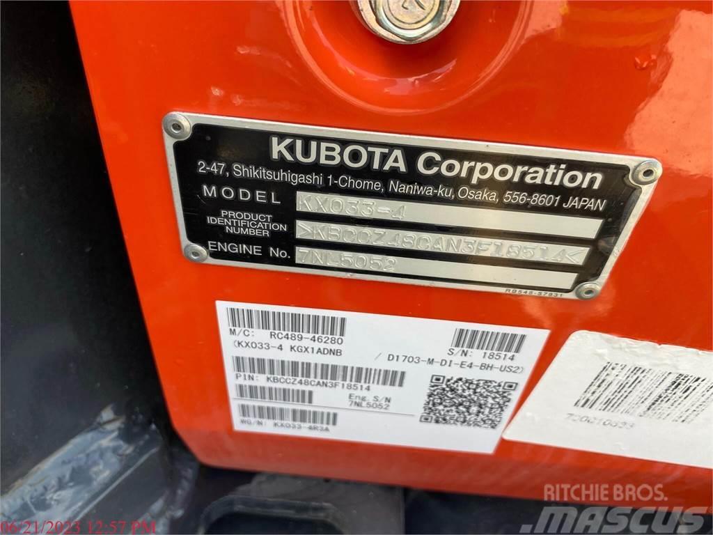 Kubota KX033-4 Mini rýpadla < 7t