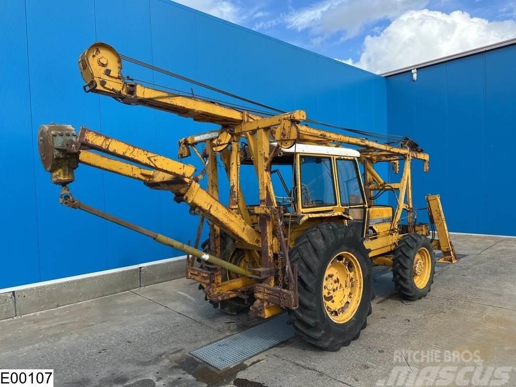 Landini 8830 4x4, Tractor with cable crane, drill rig Traktory