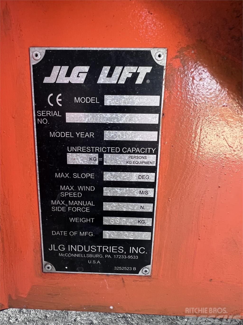 JLG E450 AJ Kloubové plošiny