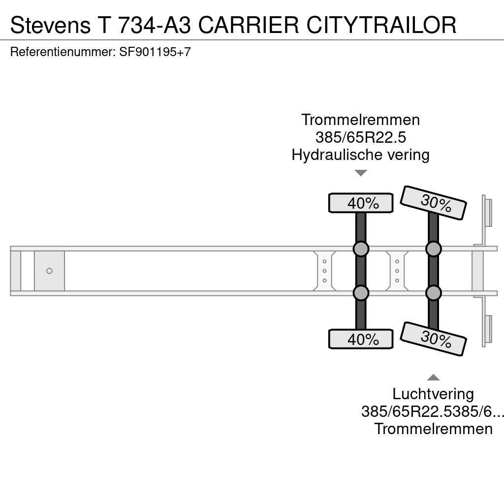 Stevens T 734-A3 CARRIER CITYTRAILOR Chladírenské návěsy