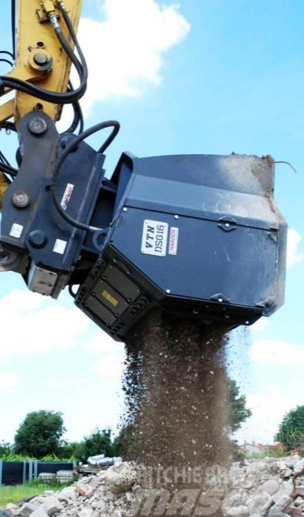 VTN DSG 20 Screening Crushing bucket 1800 kg Prosévací lopaty