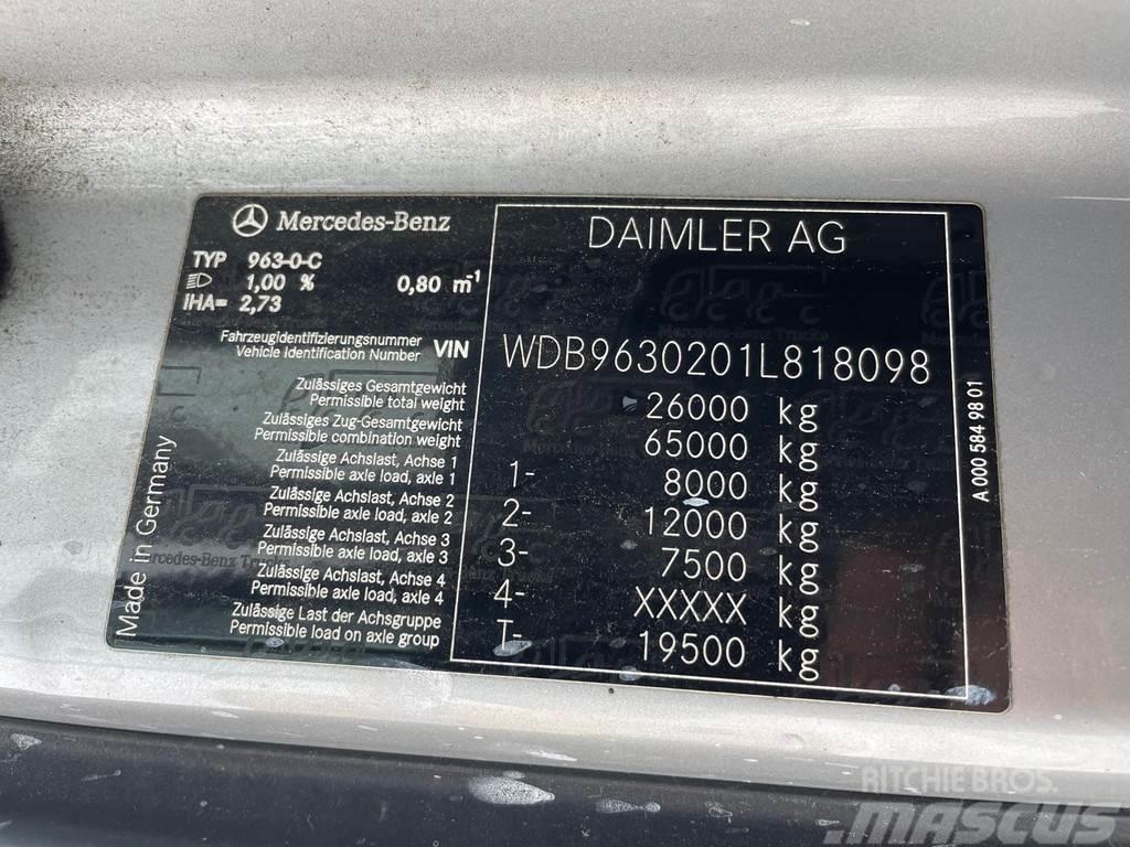 Mercedes-Benz Actros 2551 6x2*4 EURO5 + RETARDER Skříňová nástavba