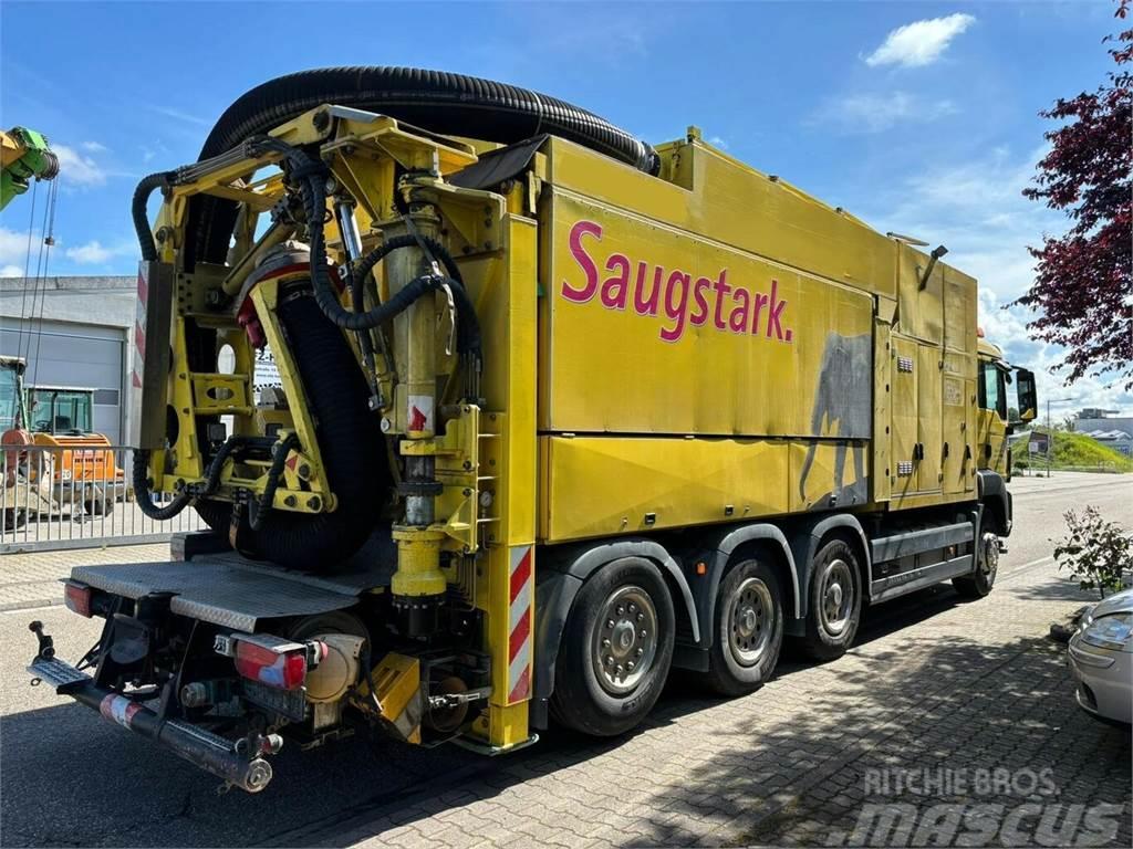 MAN TGS 35480 Saugbagger mit Fernbedienung MTS Kombinované/Čerpací cisterny
