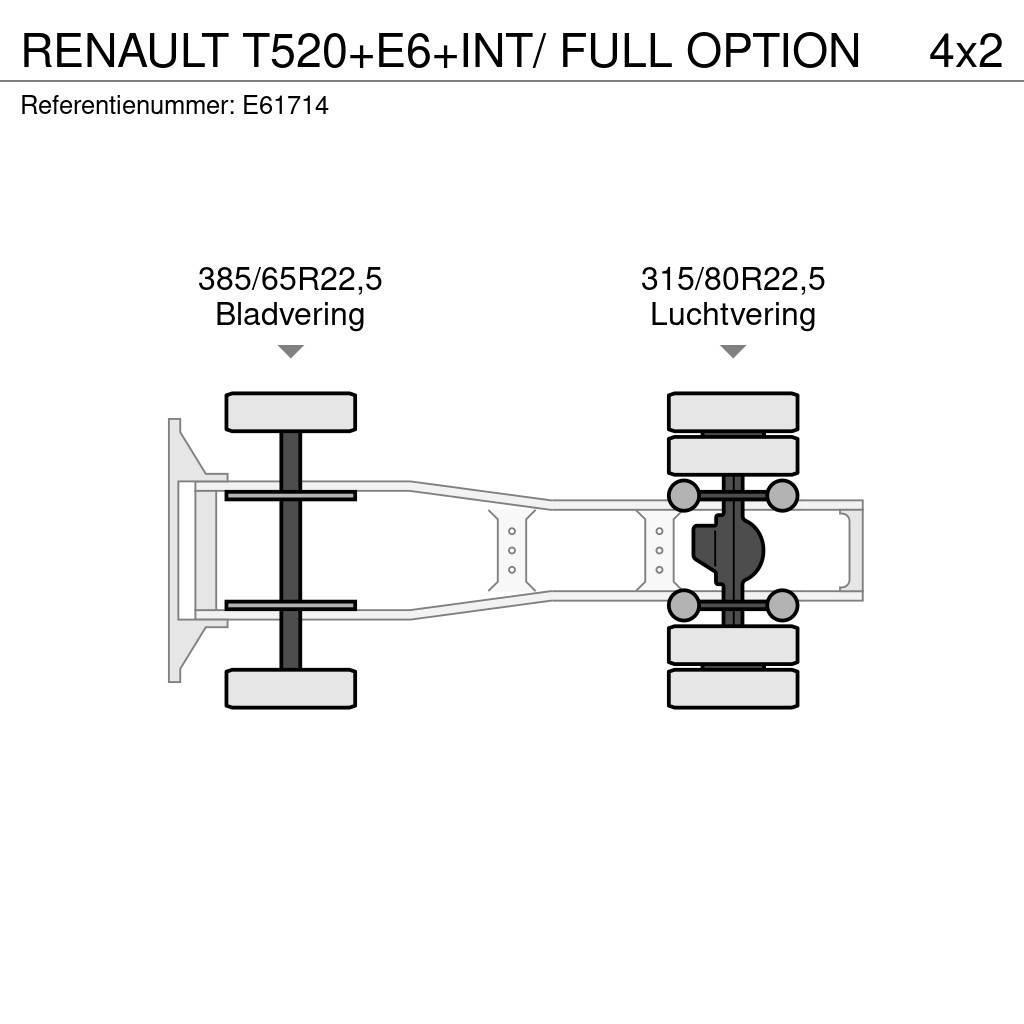 Renault T520+E6+INT/ FULL OPTION Tahače