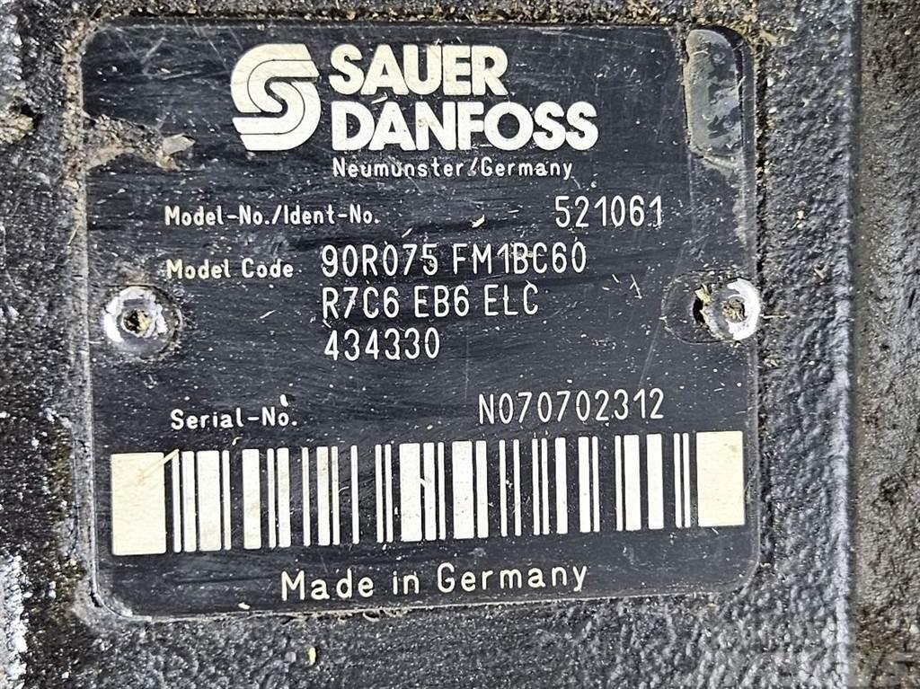 Sauer Danfoss 90R075FM1BC60R7C6-Drive pump/Fahrpumpe/Rijpomp Hydraulika