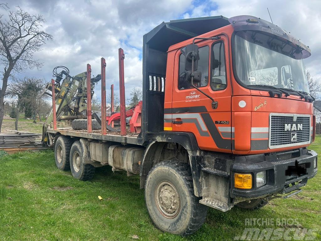 MAN F2000 loglift 105Z Vyvážecí traktory