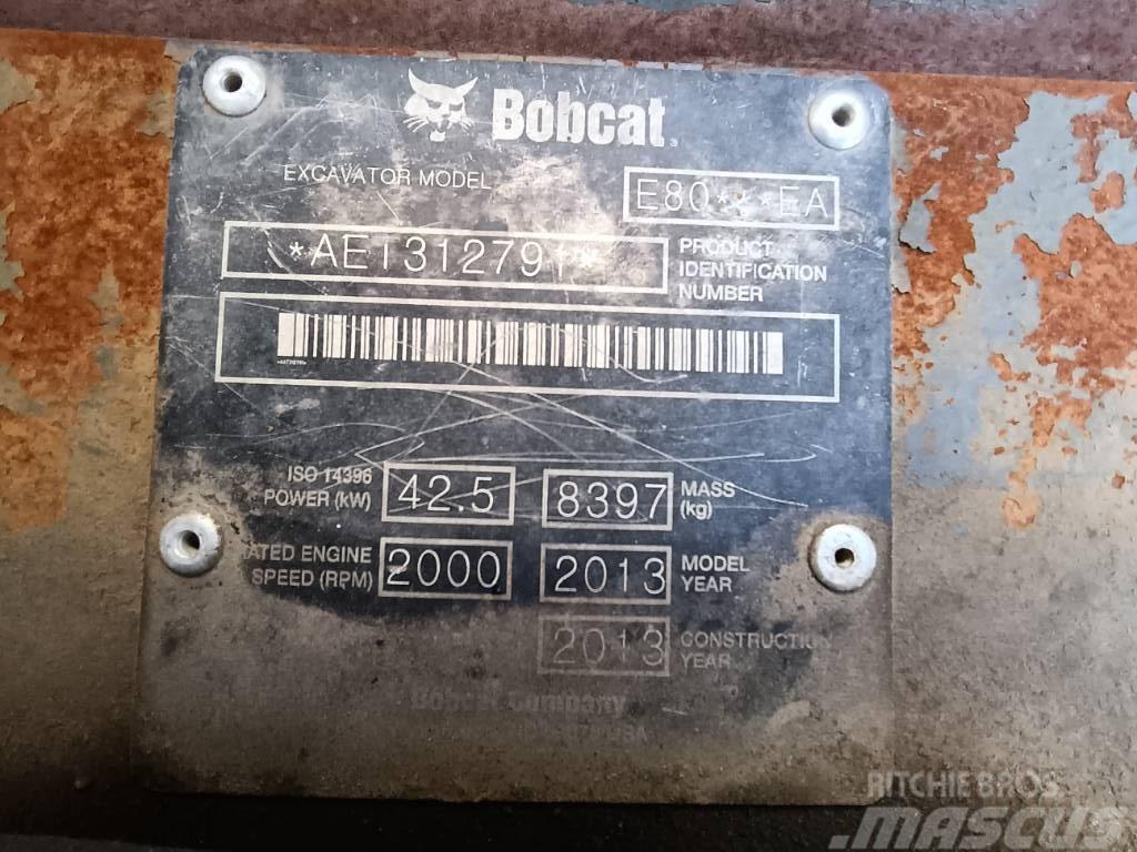 Bobcat E 80 EA Midi rýpadla 7t - 12t