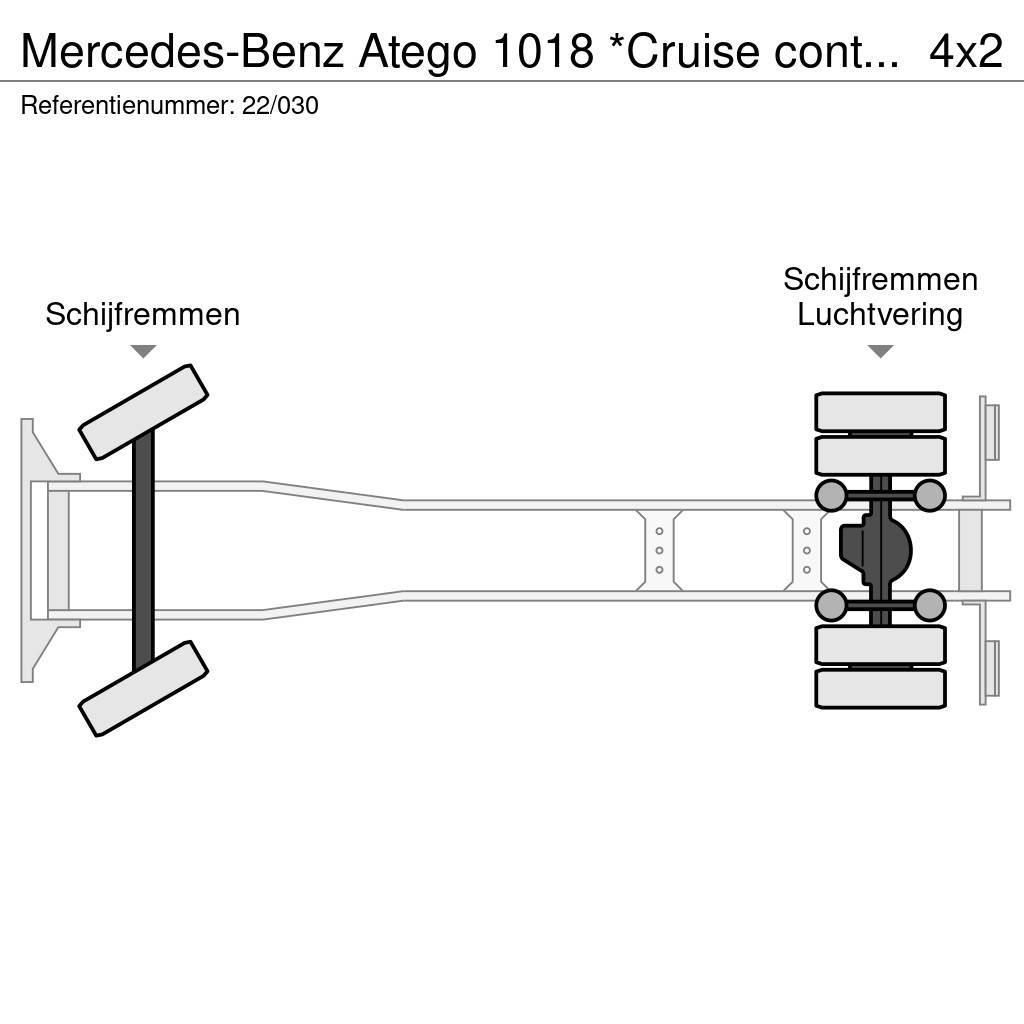 Mercedes-Benz Atego 1018 *Cruise control*Airco*Achteruitrijcamer Vozy na přepravu zvířat