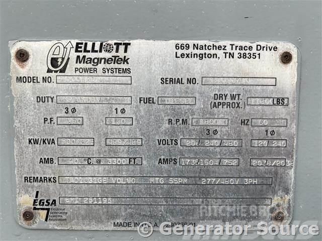 Elliott Magnatek 500 kW - JUST ARRIVED Naftové generátory
