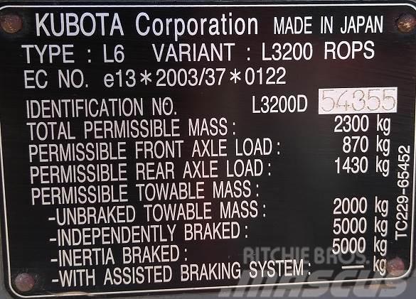 Kubota L3200D TRACTOR Ostatní