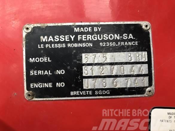  MASSEY FERGUSON-SA 575 FWD CW LOADER Ostatní