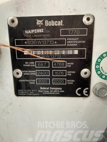 Bobcat T770HFJ suspension Smykem řízené nakladače