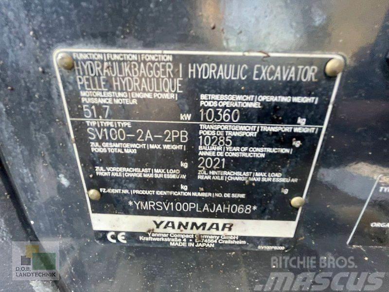Yanmar SV 100 Pásová rýpadla