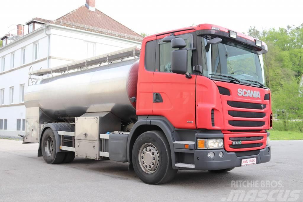 Scania G480 E6 Milch Isoliert 11.000L 3 Kammern Pumpe Cisternové vozy