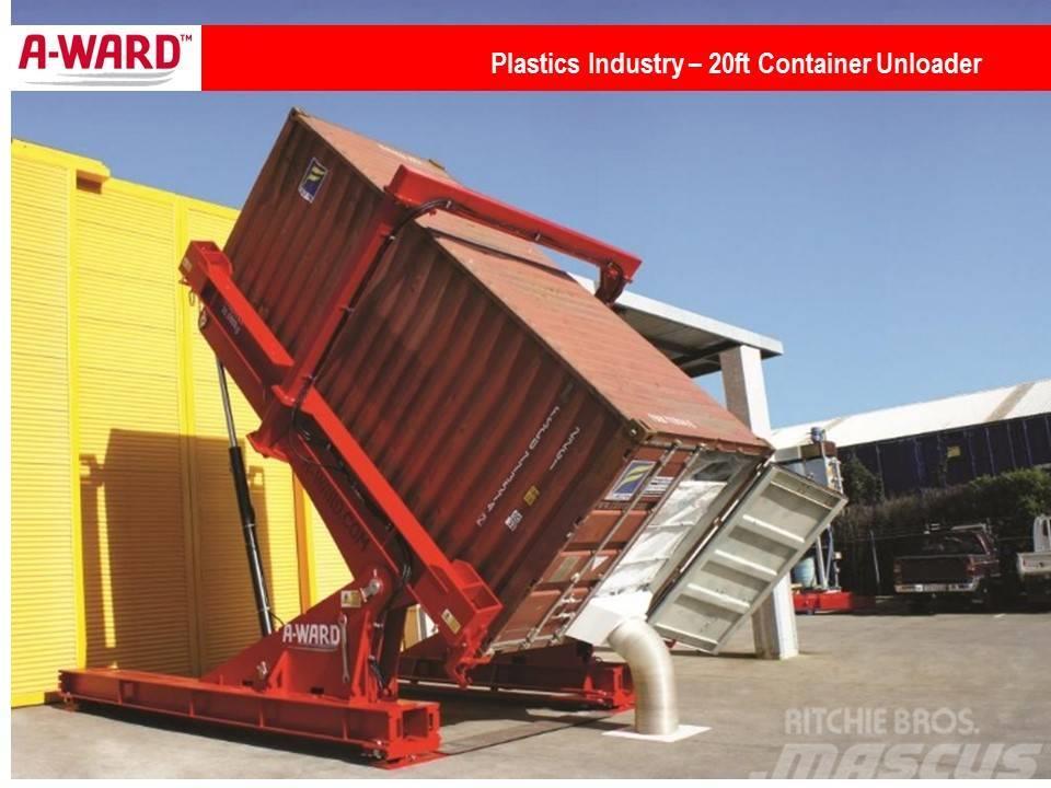 A-Ward Container UNLOADER - Unloading of bulk material Přístavní nakladače