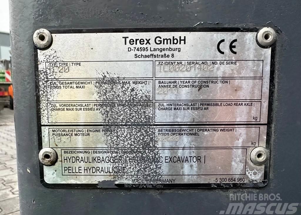 Terex TC20 Mini rýpadla < 7t