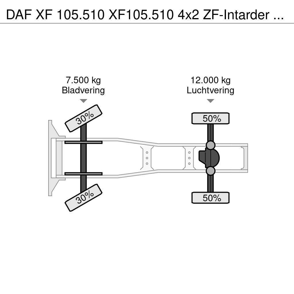 DAF XF 105.510 XF105.510 4x2 ZF-Intarder Euro 5 ADR Tahače