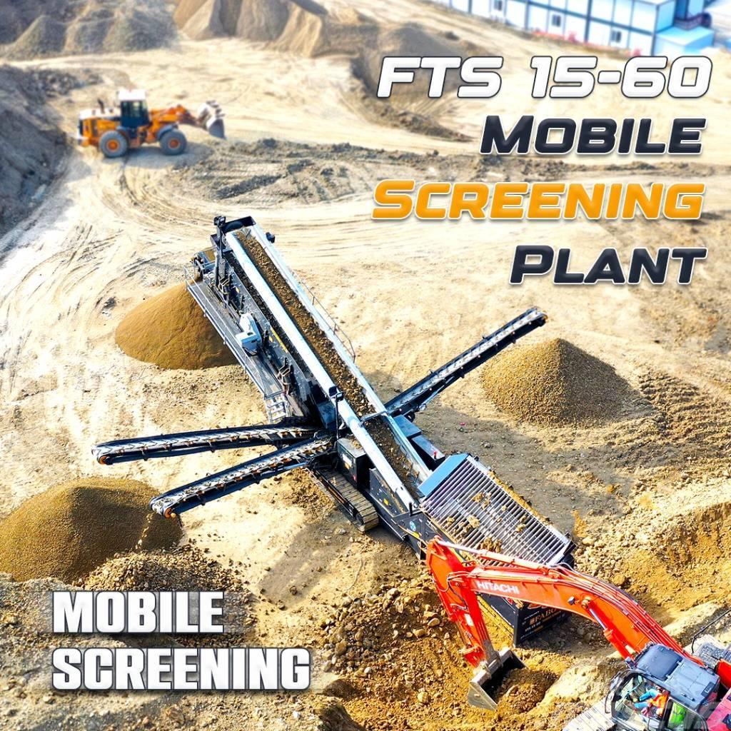 Fabo FTS 15-60 MOBILE SCREENING PLANT 500-600 TPH Drtící zařízení