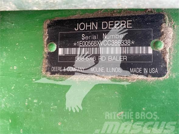 John Deere 568 Lis na válcové balíky