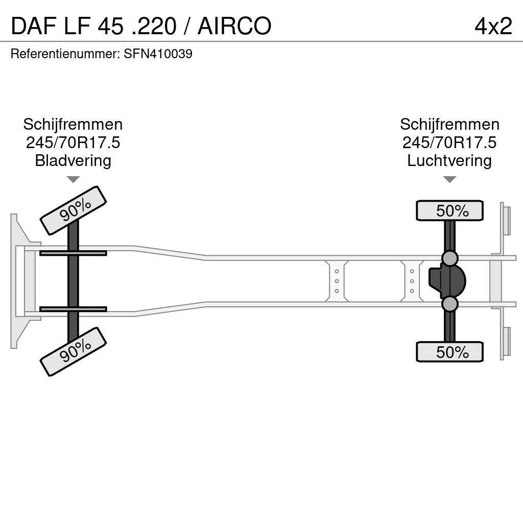 DAF LF 45 .220 / AIRCO Valníky/Sklápěcí bočnice