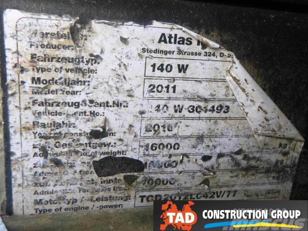 Atlas 140 W Kolová rýpadla