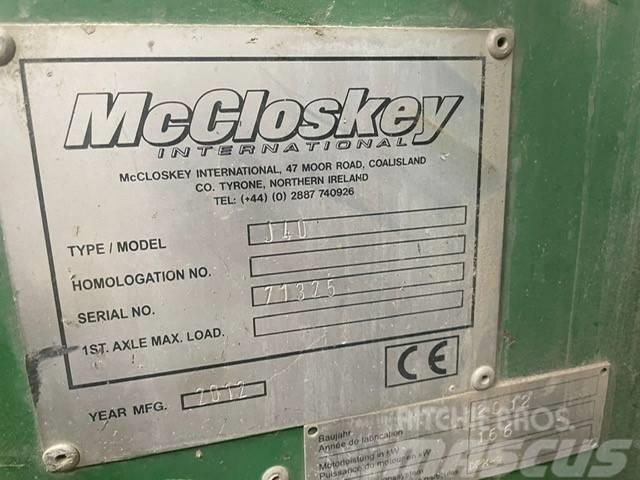 McCloskey J40 Mobilní drtiče