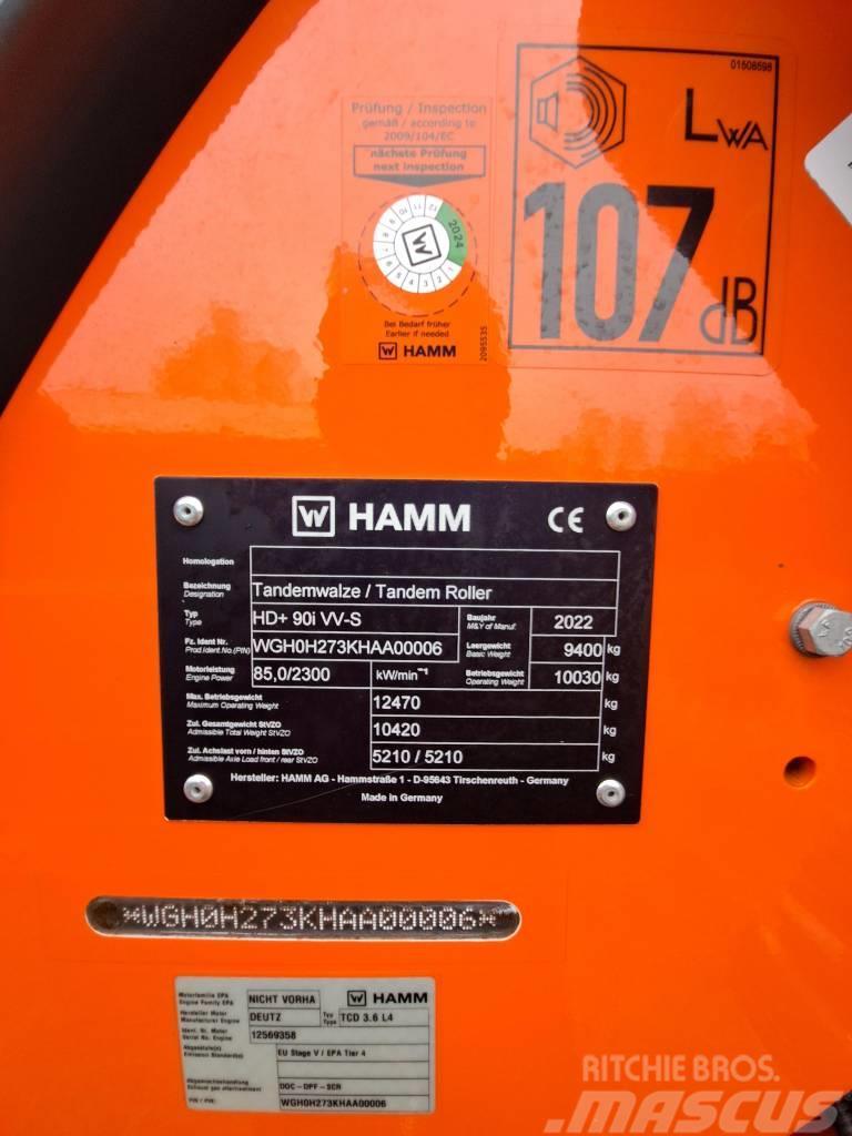Hamm HD+ 90i VV-S Tandemové válce