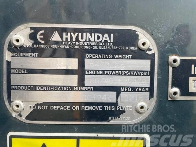 Hyundai 55W-9R Kolová rýpadla