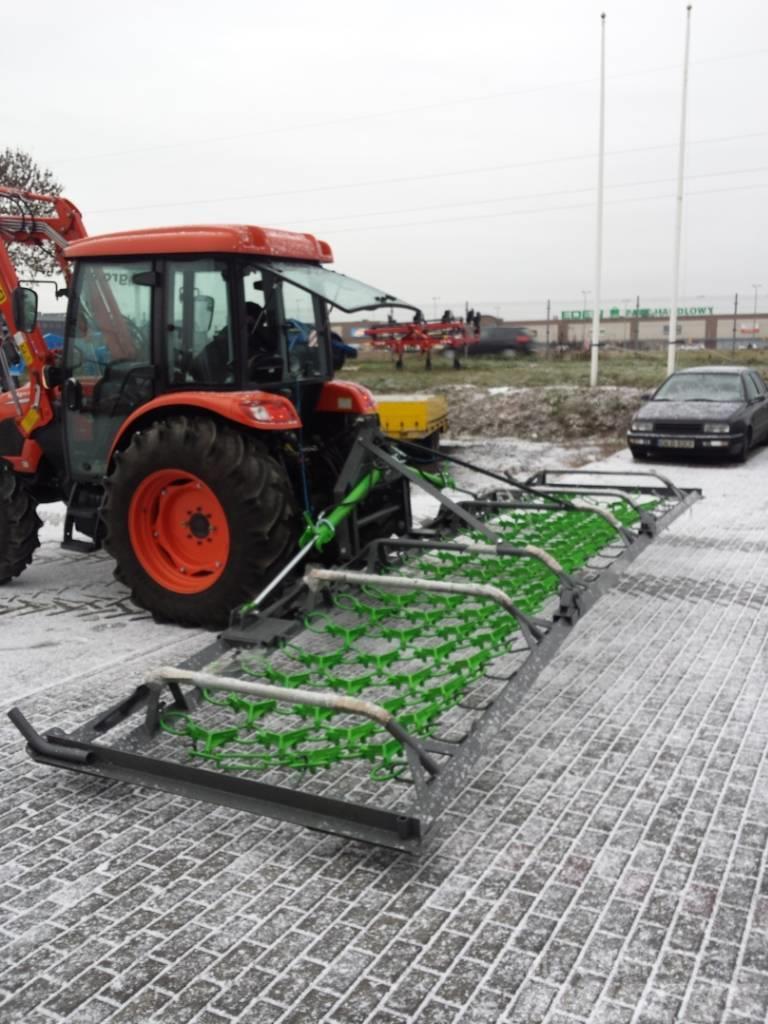 Top-Agro 4 rows chain harrow / weeder 6,0m Smyky