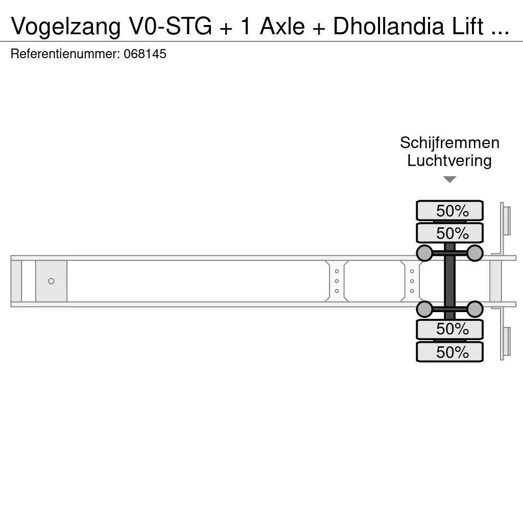 Vogelzang V0-STG + 1 Axle + Dhollandia Lift + Carrier Vector Chladírenské návěsy