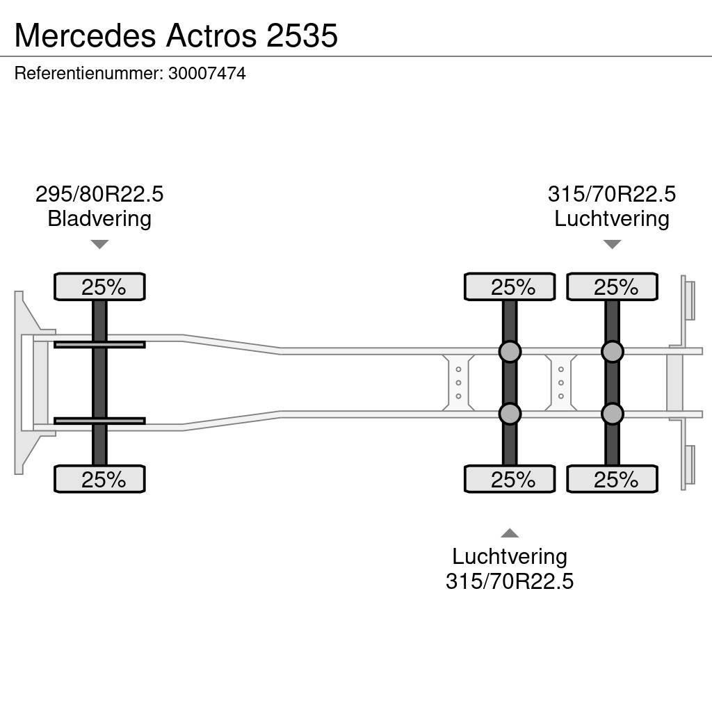 Mercedes-Benz Actros 2535 Nákladní vozidlo bez nástavby