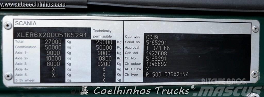 Scania R 500 Kontejnerový rám/Přepravníky kontejnerů
