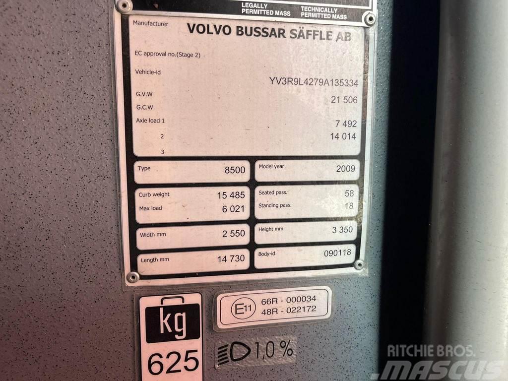 Volvo B12M 8500 6x2 58 SATS / 18 STANDING / EURO 5 Meziměstské autobusy